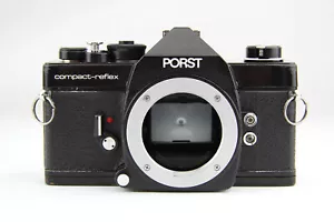 Porst Compact-Reflex analoge Spiegelreflexkamera schwarz #7743 - Bild 1 von 10