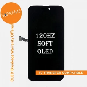 For iPhone 14 Pro Max Soft OLED Display LCD Touch Digitizer Screen 120Hz Replace - Picture 1 of 8