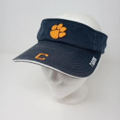 Clemson Tigers Puma Navy Blue Adjustable OSFA Sun Visor Hat Cap - Image 1 of 4