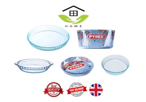Pyrex Bake and Enjoy Glass Quiche Flan Dish High Oven Resistance,New - Picture 1 of 15