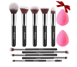 Make-up Pinsel Set, Profi Foundation Lidschatten Concealer Rouge Puder - Bild 1 von 3