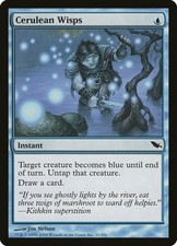 Shadowmoor Cerulean Wisps Magic The Gathering NM