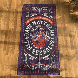 Dave Matthews Tim Reynolds Wall Tapestry Cancun Mexico 2023 Double Sided 70x35” - Picture 1 of 5