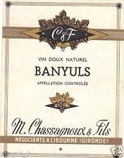 Etiquette de vin - BANYULS (7)