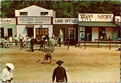 Netcong New Jersey Wild West City Route 206 Cowboy Theme Park Postcard NJ - Image 1 of 3