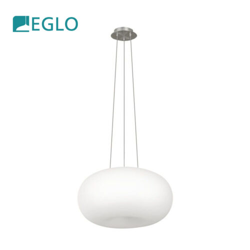 Hanging Lamp Optica E27 EGLO Ceiling Light 230V Steel Round Lamp Modern White