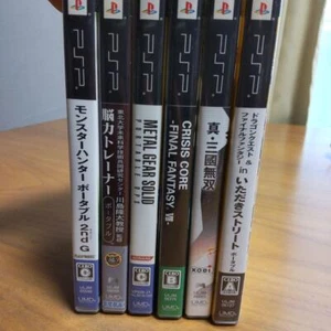 PlayStation Portable PSP Game software Lot 6 Metal Gear Solid Itadaki Street - Picture 1 of 2