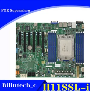 FOR Supermicro H11SSL-i Single LGA 1356 Server Motherboard 128GB DDR4 Test ok - Picture 1 of 5