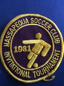 1981 Massapequa Soccer Club Invitational Tournament Ny Patch - Bild 1 von 2