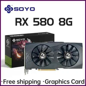 AMD Radeon RX 580 8GB GDDR5 2048SP 256Bit PCI-E 3.0 GPU Graphics Card Gaming PC - Picture 1 of 8