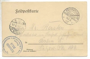 Tarjeta militar ALEMANIA SUROESTE DE ÁFRICA 1907 Keetmanshoop cancelar - Imagen 1 de 1