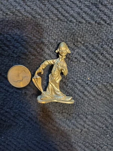 Italy Pewter Clown Circus Parade Mini Figurine-vintage - Picture 1 of 2