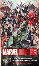 2017 - 2018 Marvel Annual Upper Deck Complete Your Set U PICK Marvel Comic base