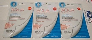 6 PACKS AQUA BEAUTY HYDRATING CLOTH FACIAL MASKS moisturizes+soothes with vit e - Picture 1 of 1
