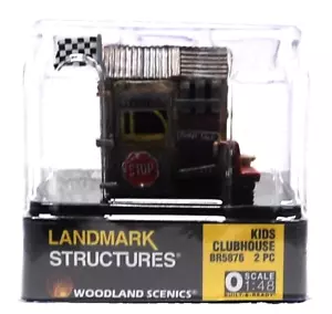 O Scale Woodland Scenics BR5876 Kinder Clubhaus gebaut & fertig - Bild 1 von 8