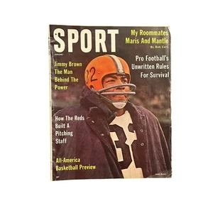 Sport Magazine gennaio 1962 Jimmy Brown All-America Basketball Buono - Foto 1 di 6