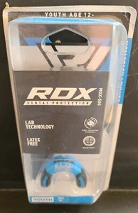 RDX Boxing MMA Mouthguard Dental Shell-Shock Gel Protection MGX-500 Youth Blue - Picture 1 of 2
