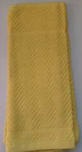 FULL uncut SOLID YELLOW The Big One- celebrate spring Kitchen Towel NEW - Picture 1 of 2