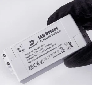 Trasformatore DT-NS IP20 AC220V DC12V LED Driver, Constant Voltage, 75Watt Max - Bild 1 von 11