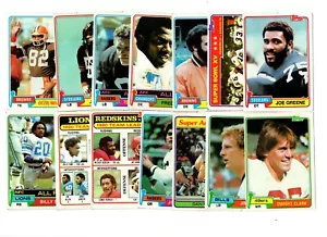 535 + count lot 1981 Topps Football Cards Low-Grade Starter Set MANY STARS & RC - Picture 1 of 2