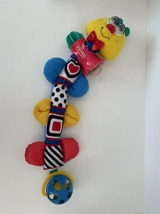 Infant Wrap Around Google Eyed Caterpillar Developmental Stroller Toy 22” Long - Picture 1 of 6