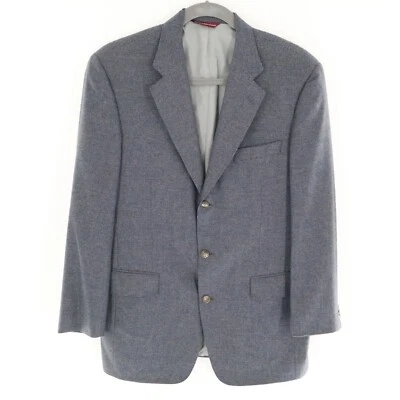 Blazer Samuelsohn Pure Cashmere para Hombres 44T Gris Academia Dinero Antiguo Tranquilo Lujo Foto 1 de 4