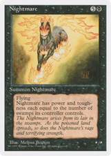 Nightmare X (1) -4th Edition Excellent/Near Mint - 4RCards