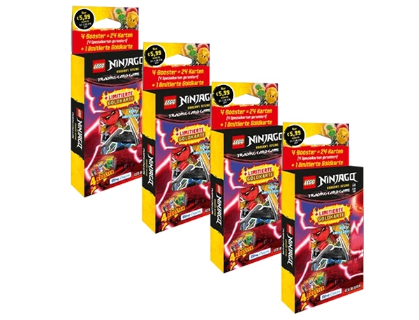 LEGO Ninjago Serie 10 Blue Ocean Trading Cards 1 Limited Gold Card NEU Zufällig