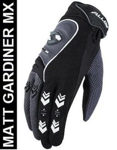 KIDS ALLOY 05 REV MX MOTOCROSS bike GLOVES new BLACK LARGE (7) enduro bike - Picture 1 of 1