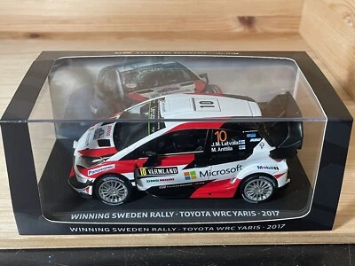 TOYOTA YARIS WRC #10 J.M.LATVALA WINNER RALLY SWEDEN 2017 Spark TOY12138 1:38 - Immagine 1 di 4
