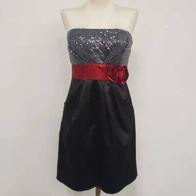 Vintage Speechless Womens Empire Waist Sequin Mini Dress Size 9 HOCO Prom Y2K - Изображение 1 из 4