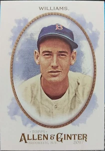 2017 Allen & Ginter # 110 Ted Williams Boston Red Sox Career Statistics Card - Picture 1 of 2