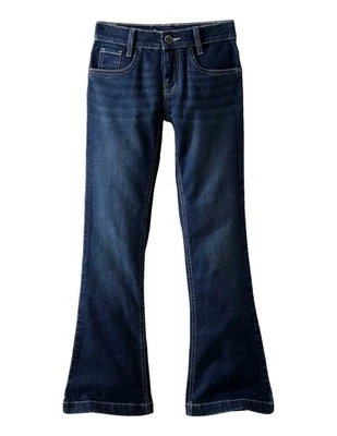 Cruel Girl Western Jeans Girls Violet Whisker Dark Wash CB23071008 - Image 1 of 2