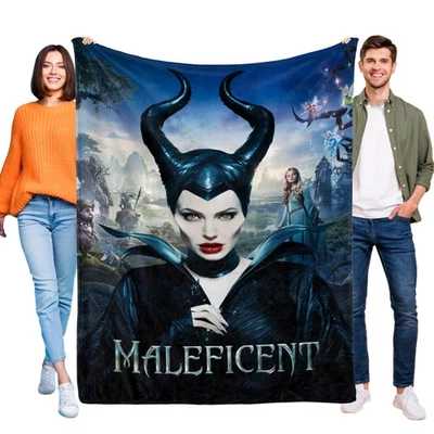 Maleficent Blanket Soft Flannel Bed Sofa Couch Throw Birthday Gift - Image 1 of 4