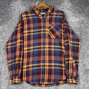 Magellan Outdoors Flannel Shirt Men's Large Classic Fit Plaid Outdoors Hiking - Picture 1 of 9