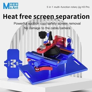 MaAnt H3Pro Ratary Jig Pantalla Calefacción Libre Separación Teléfonos Reparación Accesorio Herramienta - Imagen 1 de 9