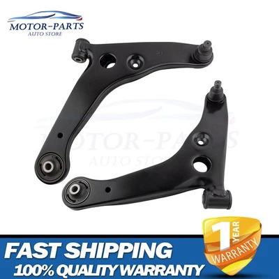 Pair Front Lower Control Arms w/ Ball Joints for 2002 - 2007 Mitsubishi Lancer - Image 1 of 4