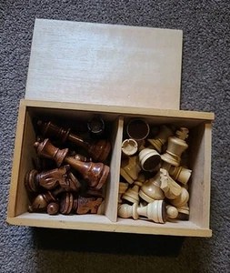 Boxed Wooden Chess Set - Picture 1 of 15