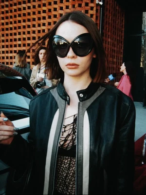 Vintage Versace women Leather Jacket - Image 1 of 4