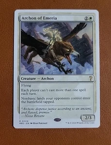 Amplificador misterioso borde blanco Archon of Emeria #0004 casi nuevo 2 MB2 - Imagen 1 de 1