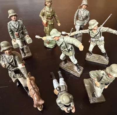 Lineol German Soldiers + WAC - Image 1 of 3