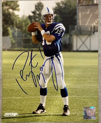 FOTO OFICIAL DE LA NFL 8x10 firmada autografiada por Payton Manning #18 Foto 1 de 4