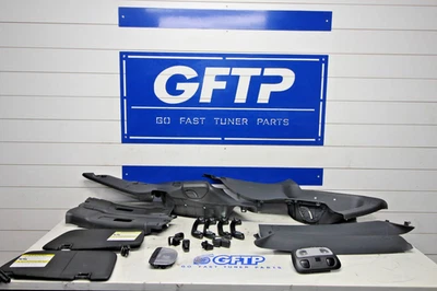 08-14 SUBARU WRX STI HATCH OEM INTERIOR PILLAR PILLARS TRIM SWAP COMPLETE - Image 1 of 4