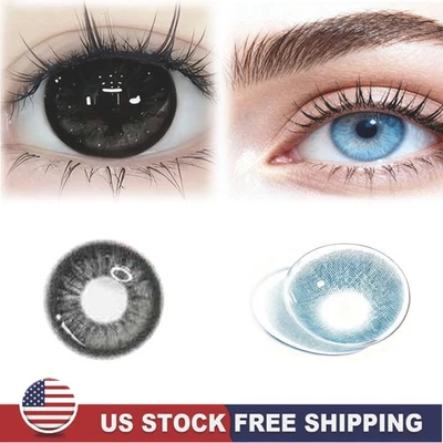 5 Color 2-Piece Contact Lenses/ Contact Lens Travel Kit Cute Contact Case Holder - Image 1 of 4