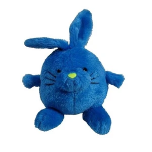 Dan Dee Easter Bunny Blue 5" w/ Green Nose Rabbit Plush Stuffed - Picture 1 of 8