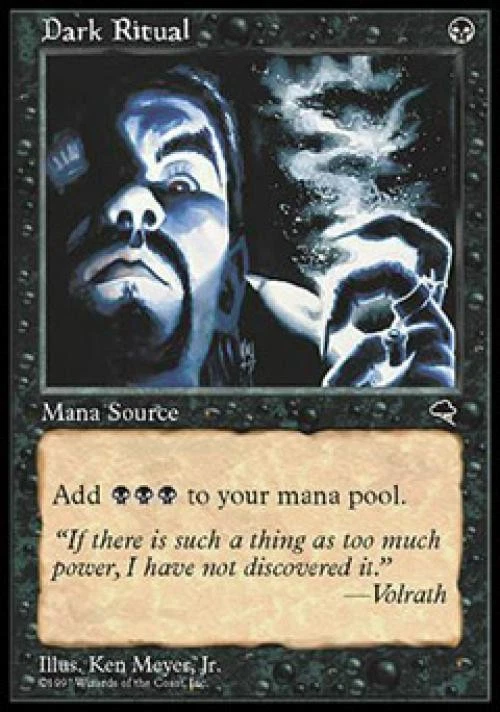 Dark Ritual - Light Play MTG Tempest - Image 1 of 1