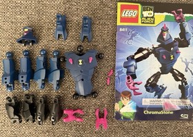 LEGO Ben 10: Alien Force: Chromastone (8411) 100% Complete w Instructions No Box