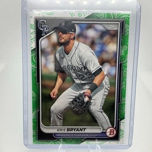 2024 Bowman Green Pattern /99 Kris Bryant #50 - Bild 1 von 6