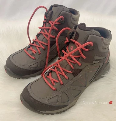 MERRELL 'SIREN Q2 MID WATERPROOF HIKING BOOTS' IN BOULDER MSRP $140 - Image 1 of 4