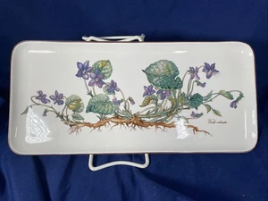 VILLEROY & BOCH BOTANICA SANDWICH TRAY 13 1/2" - VIOLA - Picture 1 of 7